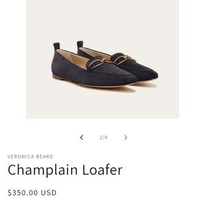 NWOT VERONICA BEARD Champlain Loafer In Eclipse - Size 6